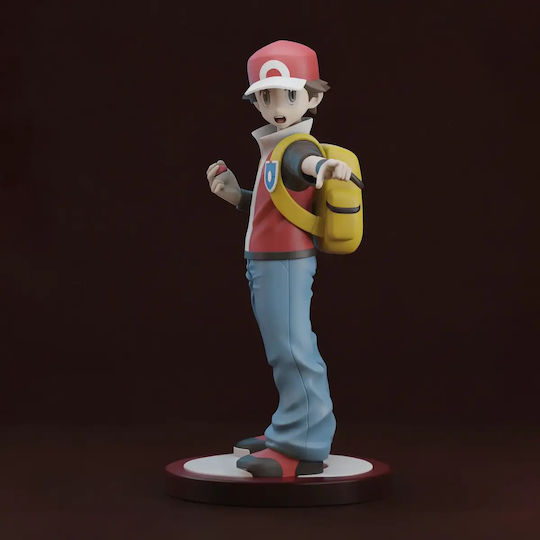 Figurină Trainer Red Pokemon V2 Digitală 3D Tipărită 7 6 Cm 1:24