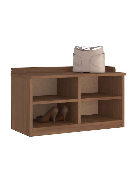 Sandens Entry Furniture with Shoe Rack & Bench Coffee 87x40x50cm