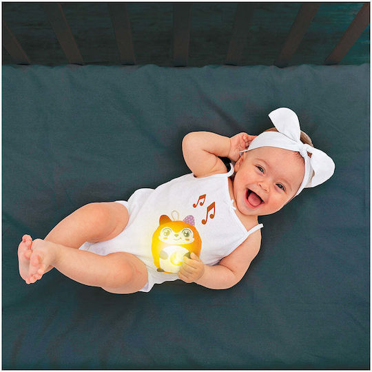 Baby Clementoni Baby Sleep Comforter Twinkle Twinkle Little Fox Fabric with Lights and Sounds for Newborns