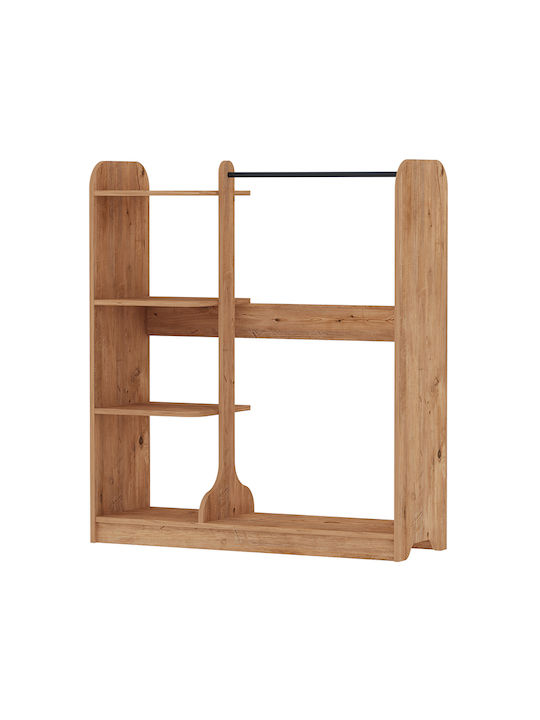 Rozesme Entry Furniture with Shoe Rack Pine Oak 120x40x135cm