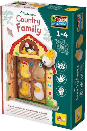 Lisciani Giochi Πρώτο Μου Montessori Εκπαιδευτικό Παιχνίδι Γνώσεων από Ξύλο 117826