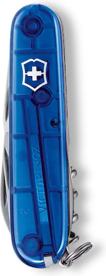 Victorinox Spartan Schweizer Armee-Messer Schlüsselanhänger Blau