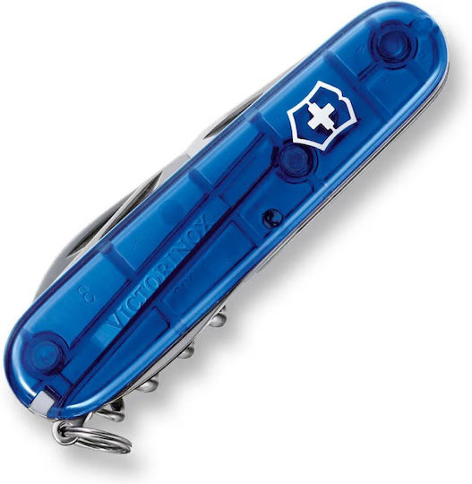 Victorinox Spartan Schweizer Armee-Messer Schlüsselanhänger Blau