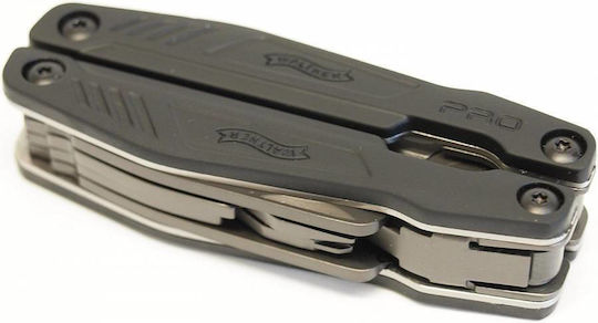 Walther Tool Tac Pro Small Unealtă Multi-funcțională Supraviețuire Negru în Toc