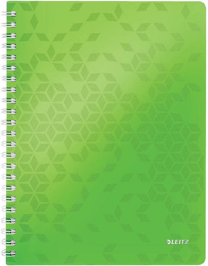 Leitz Notebook 80 Sheets A4 Square Green