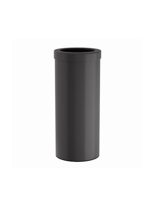 Metal Office Waste Bin 30L Black