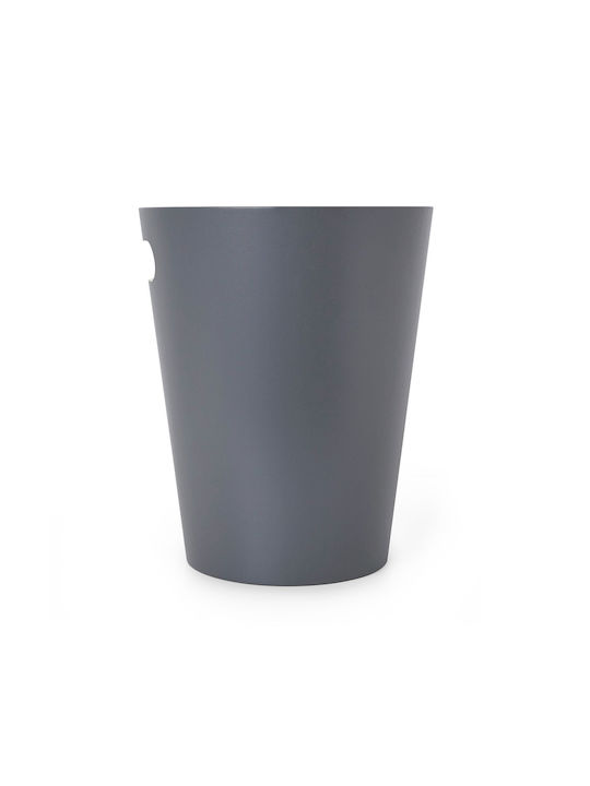 Umbra Woodrow Office Wooden Waste Bin 7.5lt Gray 23x22.9x28cm