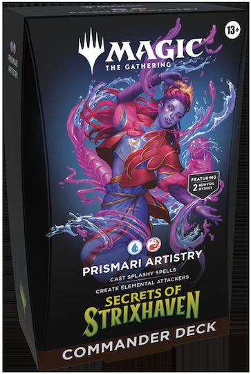 Wizards of the Coast Secrets of Strixhaven Commander Deck Magic: The Gathering Commander Deck Prismari Artistry (EN)