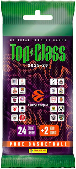 Euroleague Top Class 2026 Κάρτες Panini 8 Κάρτες