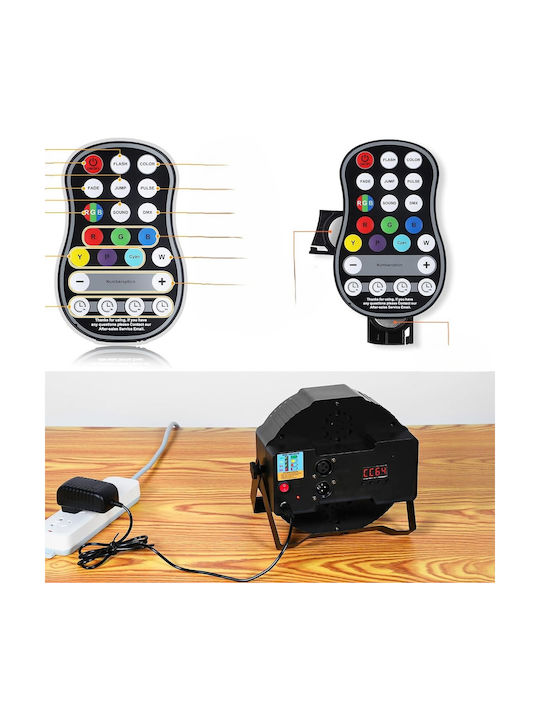Decorative LED RGB Table Lamp 4pcs 17.5x17.5x9.5cm