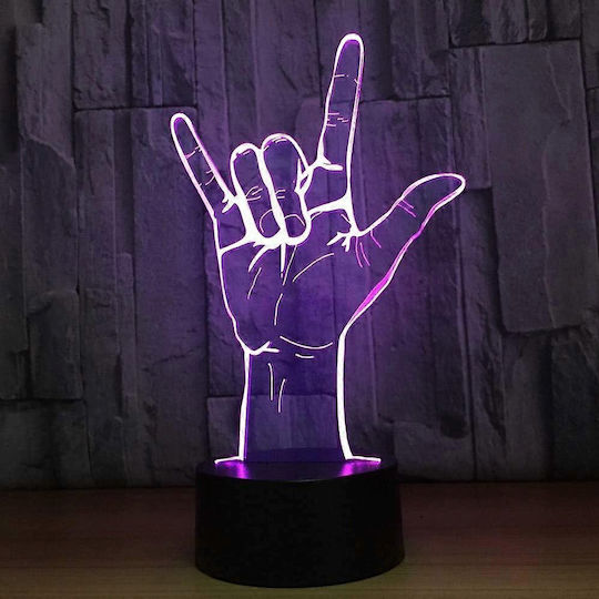 Διακοσμητικό Φωτιστικό LED RGB 3x3εκ.