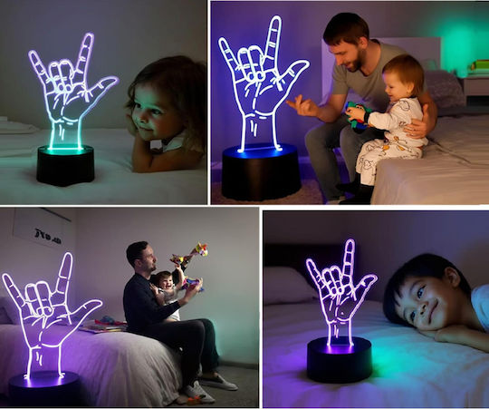 Διακοσμητικό Φωτιστικό LED RGB 3x3εκ.