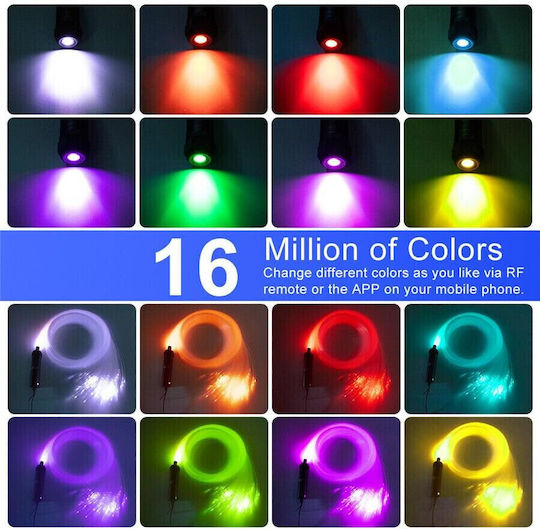 Smart Decorative Table Lamp Ceiling Fiber Optic Kit RGBW