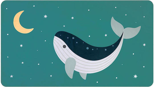 Плажна Кърпа 160x90см Whale Teal Monnëka