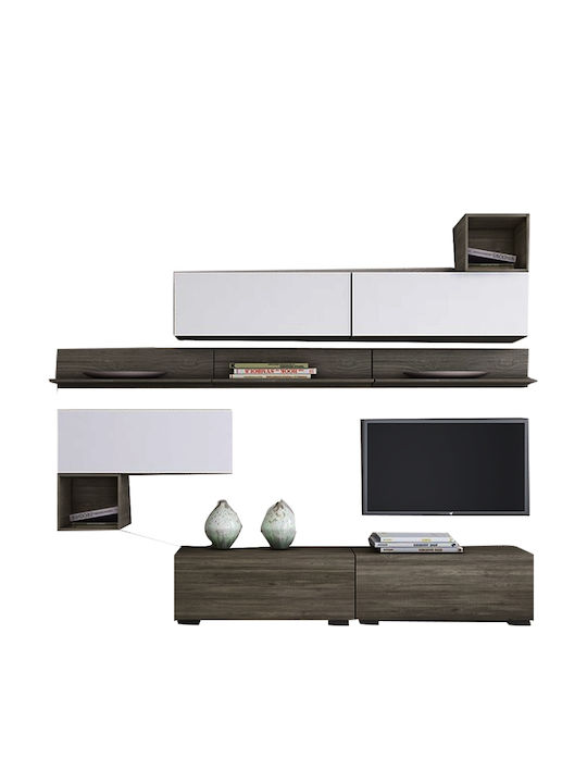 Wohnzimmer TV-Einheit Smart No 5C Weiß L292xB45xH180cm
