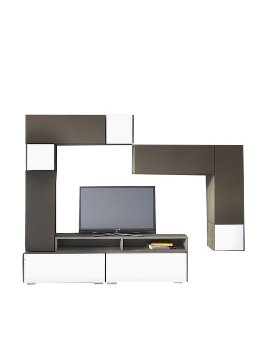 Wohnzimmer TV-Einheit Smart No 7A Weiß L272xB45xH200cm