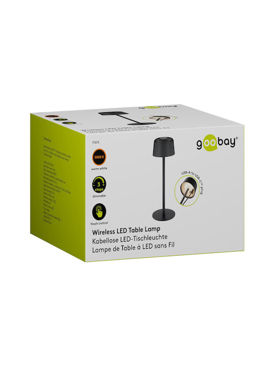 Goobay Goobay Dekoratives Tischlicht LED Warmweiß 3000K 25x25cm
