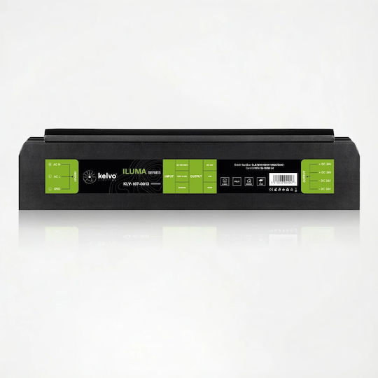 kelvo Ρυθμιζόμενο Τροφοδοτικό LED IP20 Ισχύος 100W με Τάση Εξόδου 24V