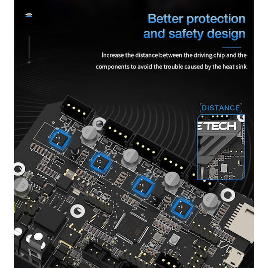 Bigtreetech Skr Mini E3 V3.0 Motherboard Integriertes Tmc2209 Uart Silent Stm32g0b1 Kompatibel mit Ender 3 3 Pro 3 V2 3D-Drucker Steuerung