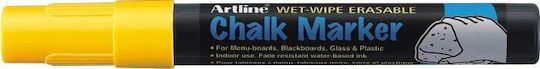 Artline EPW-4 Marker Yellow Blackboard Liquid Chalk for Glass 4.0mm