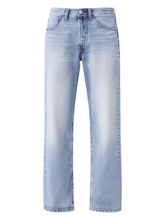 Ανδρικό Παντελόνι Τζιν με Loose Εφαρμογή Light Indigo