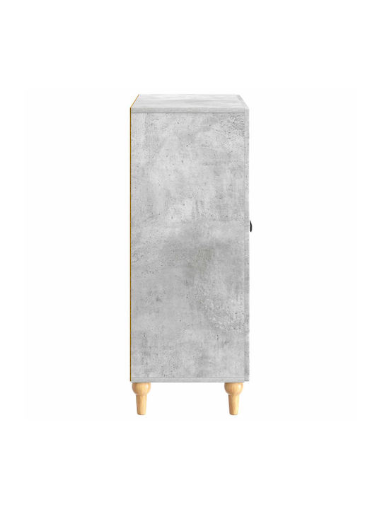 Μπουφές Ξύλινος Γκρι Σκυροδέματος 66x34.5x90cm