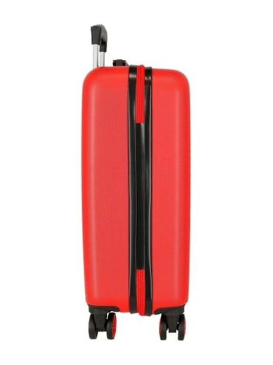 Disney Mickey Here Stars Kids Cabin Hard Multicolour Suitcase With 4 Wheels Height 55cm