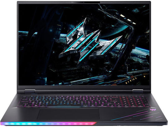 Acer Predator Helios 18 AI PH18-73 18" QHD+ 250Hz (Ultra 9-275HX/128GB/1TB SSD + 4TB SSD/GeForce RTX 5080/Windows 11 Pro) (Tastatură SUA)