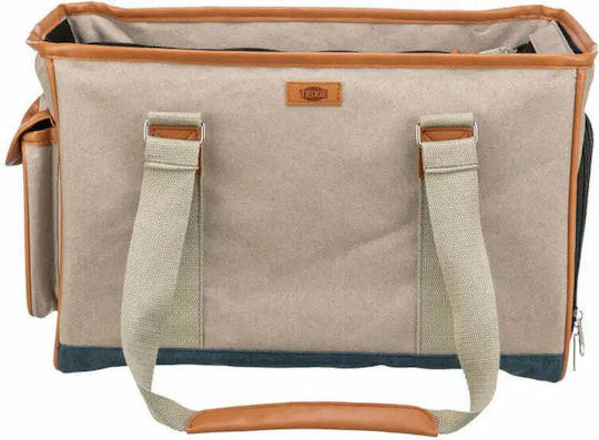 Dog/Cat Carrying Beige Bag for 5kg Pets L41xW26xH20cm