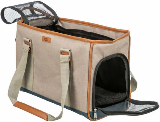 Dog/Cat Carrying Beige Bag for 5kg Pets L41xW26xH20cm