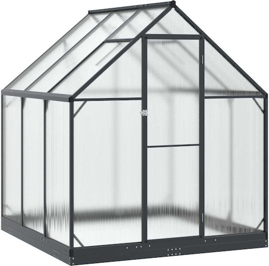 Greenhouse Garden Door Anthracite 183.5 x 183.5 x 207 cm 3433041 Anthracite