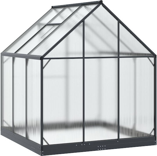 Greenhouse Garden Door Anthracite 183.5 x 183.5 x 207 cm 3433041 Anthracite