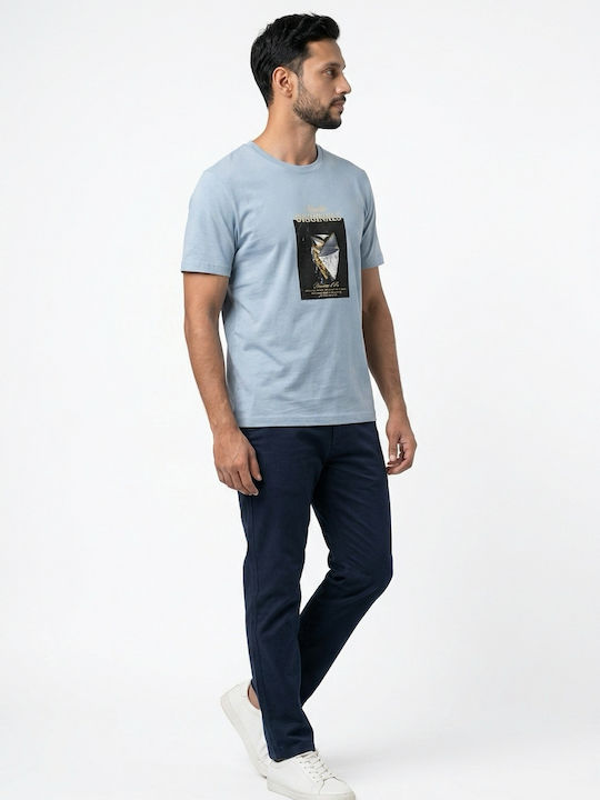 Crew Neck T-Shirts Kaschmir Hellblau
