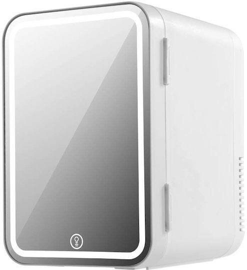 XO Cosmetic Refrigerator With Mirror LED Lighting And Heating Function White