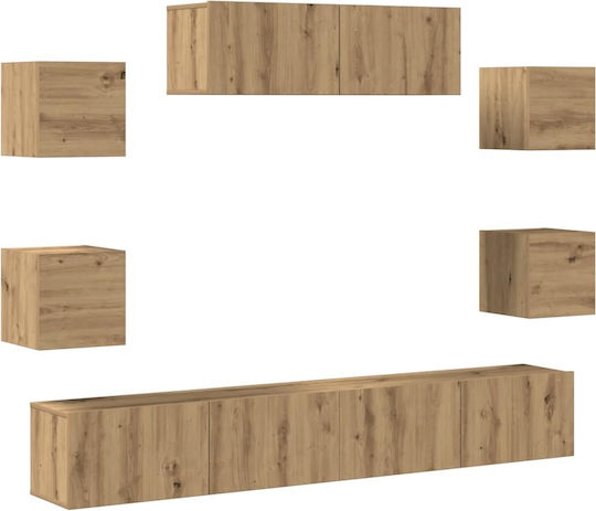 Unitate TV pentru sufragerie Technical Oak L100xÎ