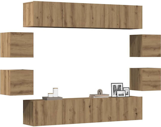 Комплект За Дневна Artisan Oak Дължина 80xШирина 30xВисочина 30см