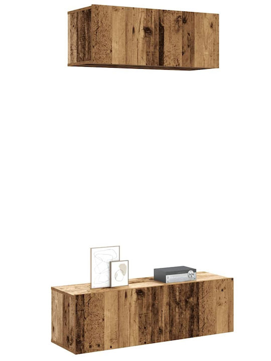 Wohnzimmer TV-Einheit Old Wood L100xB30xH30cm