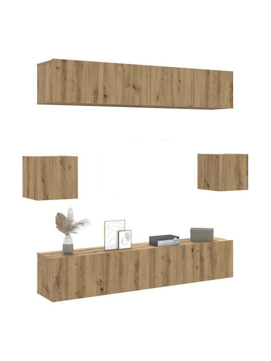 Unitate TV pentru sufragerie Technical Oak L80xÎ