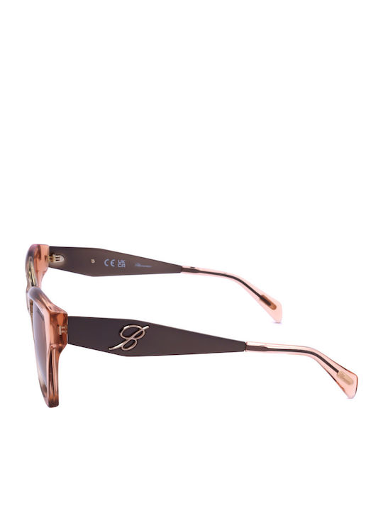 Blumarine Women's Sunglasses with Pink Frame SBM829 02G8