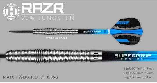 Harrows Razr 90% Steeltip Дартс Hs-tnk-000013377 Черен Син