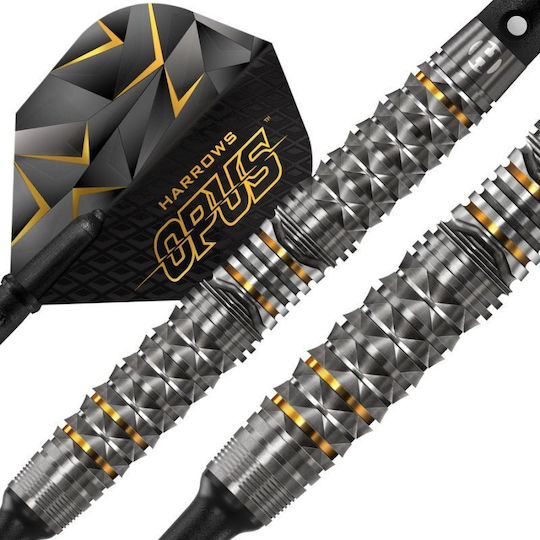 Harrows Opus 90% Soft Tip Darts Schwarz