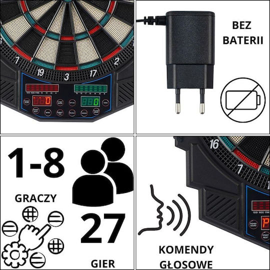 Electronic Dart Power Supply 4 Counters 49cm Enero Pro