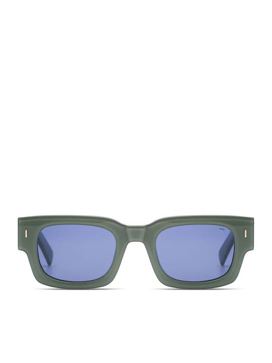 Komono Men's Sunglasses with Green Horn-Rimmed Frame KOM-S11728