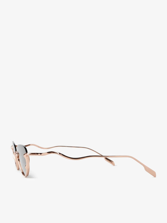 Projekt Produkt Unisex Sunglasses with Rose Gold Metallic Frame 500273