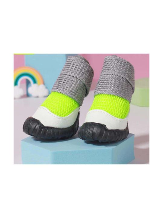 Dog Shoes Anti-Slip Blue Length 4.4cm Width 3.8cm Circumference Length 4.4cm Circumference Width 3.8cm