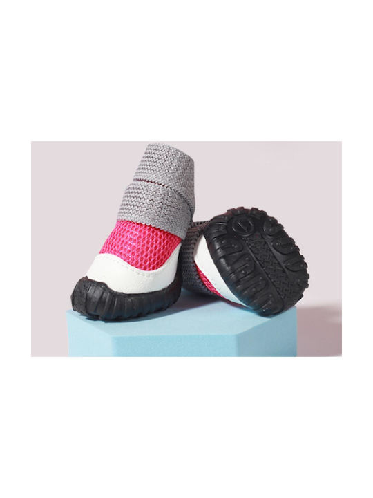 Dog Shoes Anti-Slip Blue Length 4.4cm Width 3.8cm Circumference Length 4.4cm Circumference Width 3.8cm