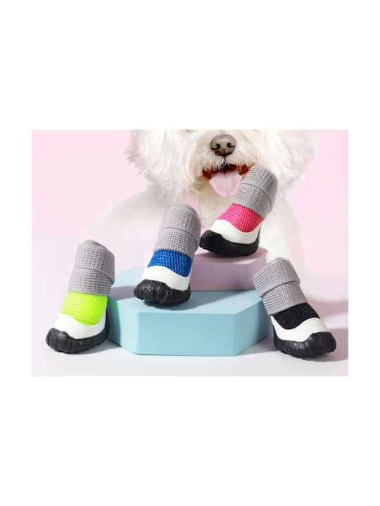 Hunde Schuhe Antirutsch Grüne Länge: 4,4 cm Breite: 3,8 cm Umfang Länge: 4,4 cm Umfang Breite: 3,8 cm