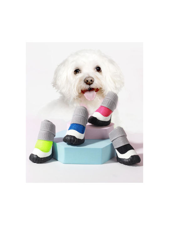 Dog Shoes Anti-Slip Green Length 4.0cm Width 3.4cm Inner Length 4.0cm Inner Width 3.4cm