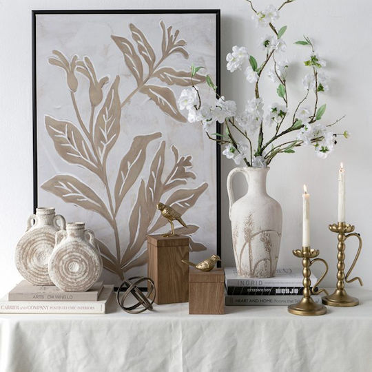 Artekko Solis Room Decorative Made of Metal 11.5x11.5x11.5cm