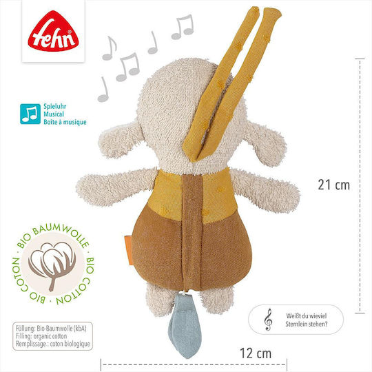 Fehn Pendant Toy for Crib and Stroller with Music for 0++ Months